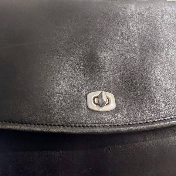 Vintage Coach Briefcase Bag Lexington Full Grain Leather 5265 Hangtag Crossbody - Picture 5 of 7